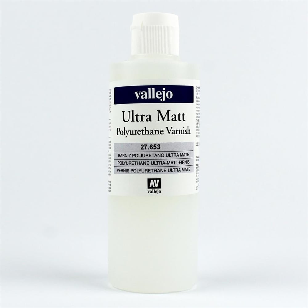 Vallejo 27653 200 ml. Poliüretan Ultra Mat Vernik