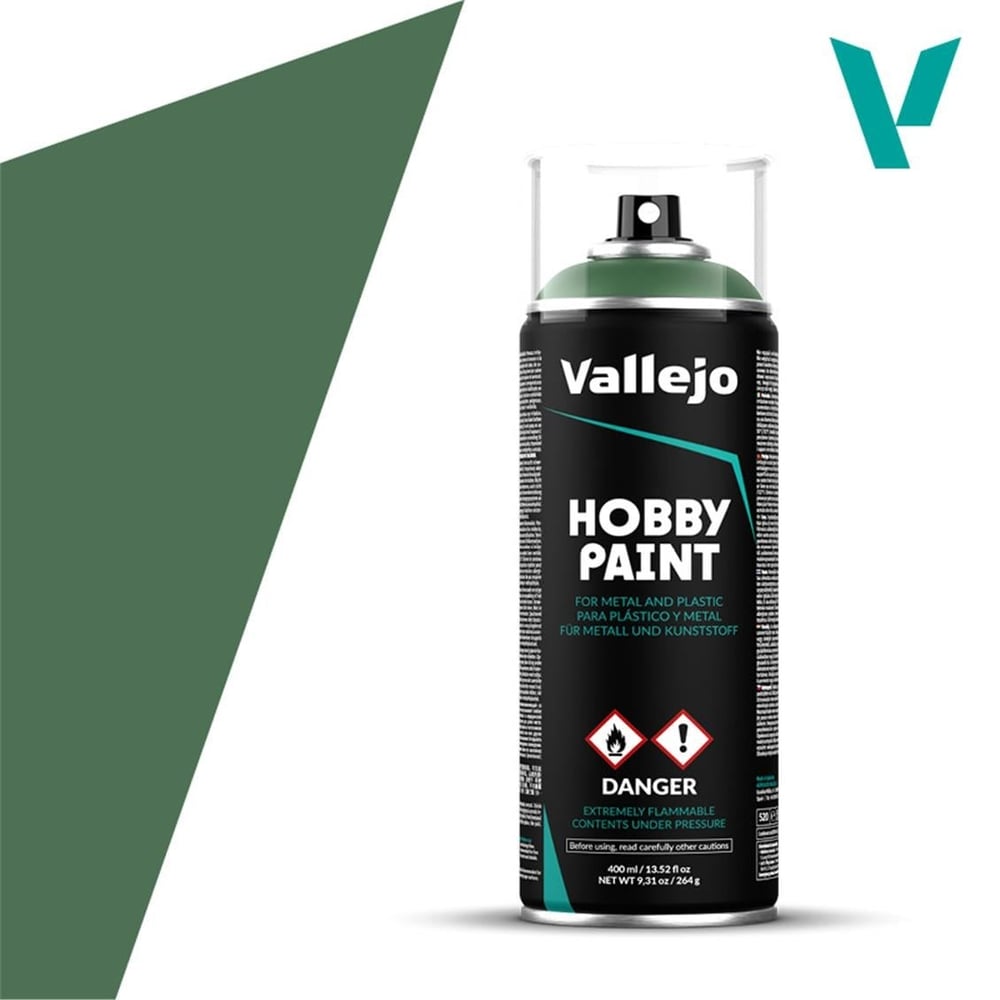 Vallejo 28028 400 ml. Sick Green, Sprey Model Boyası