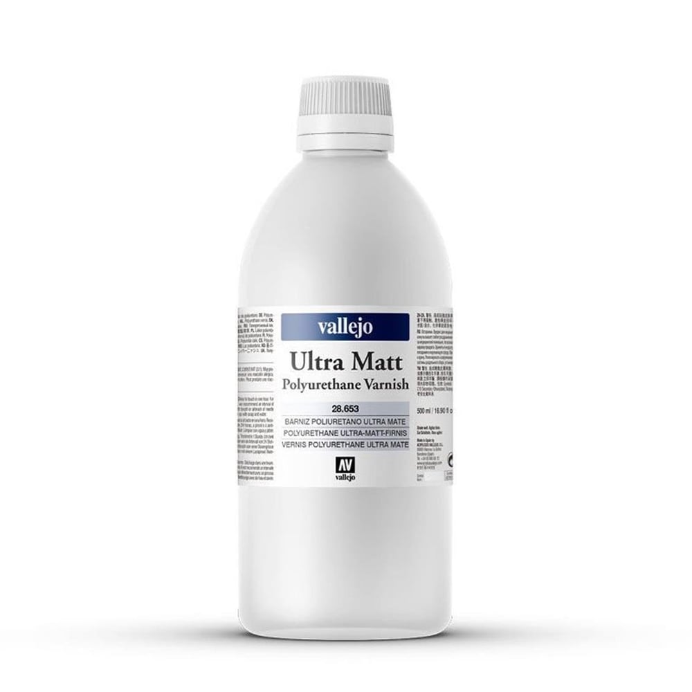 Vallejo 28653 500 ml. Poliürethan Ultra Mat Vernik