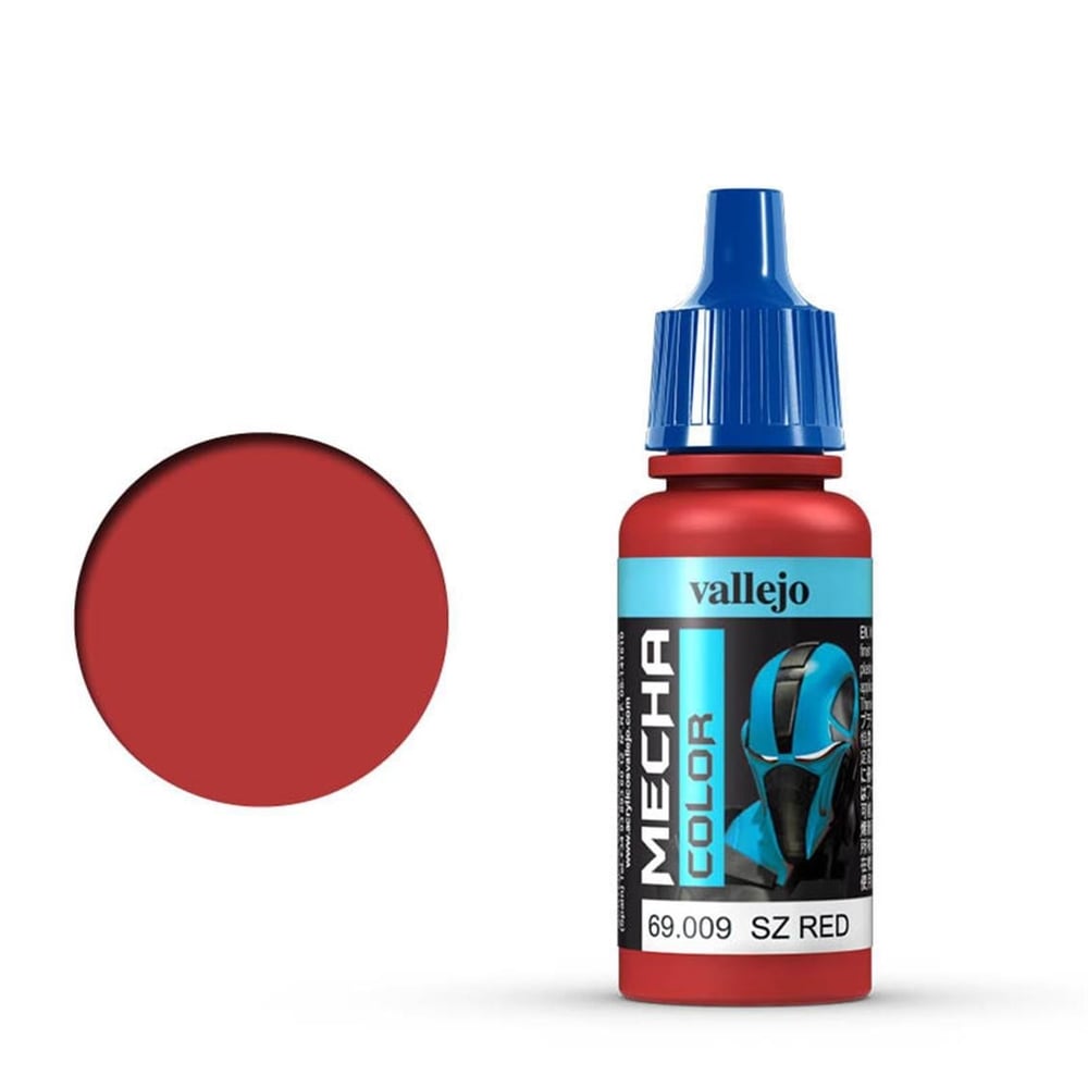 Vallejo 69009 18 ml. SZ Red, Mecha Color Serisi Model Boyası
