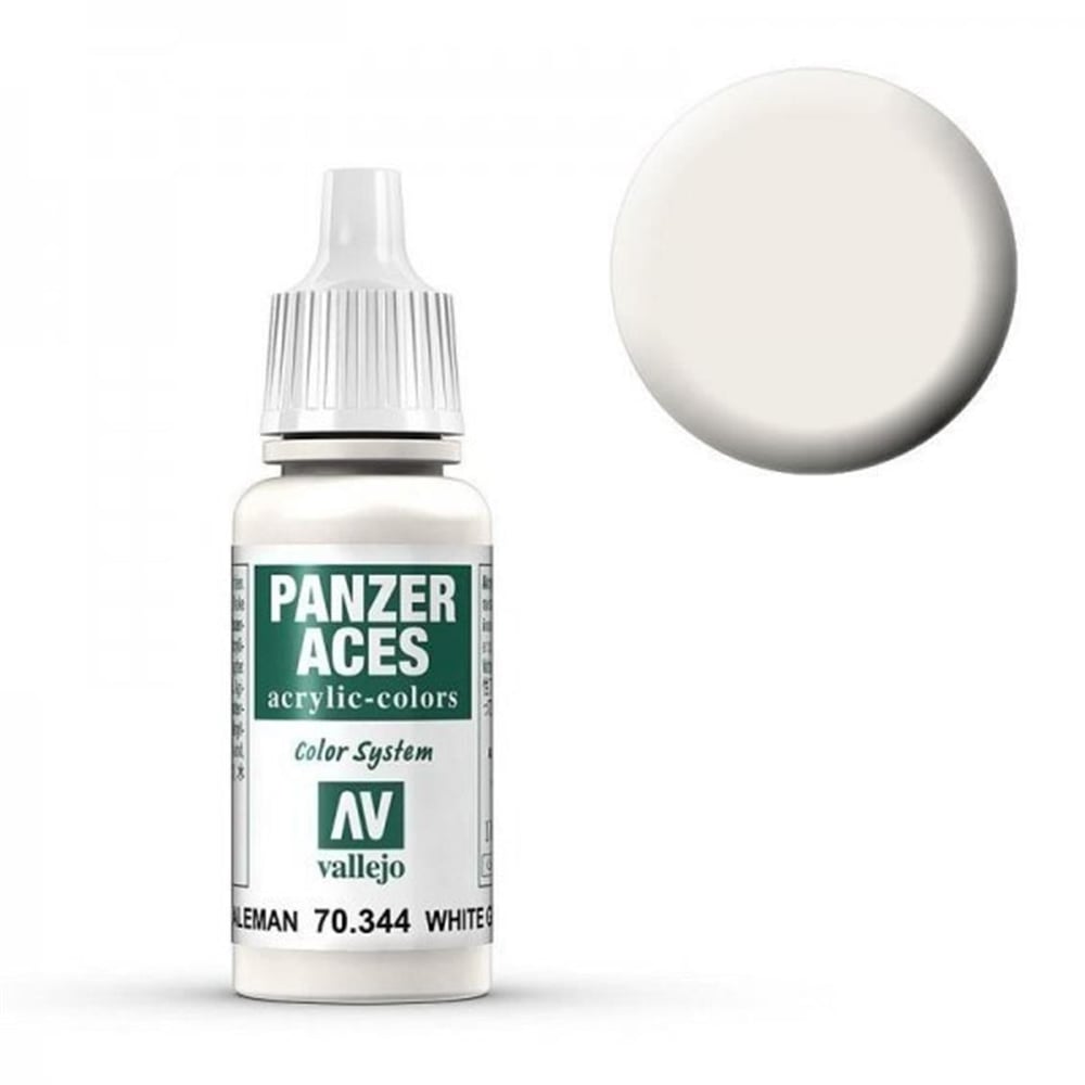 Vallejo 70344 18 ml. German Tanker (White), Panzer Aces Serisi Model Boyası