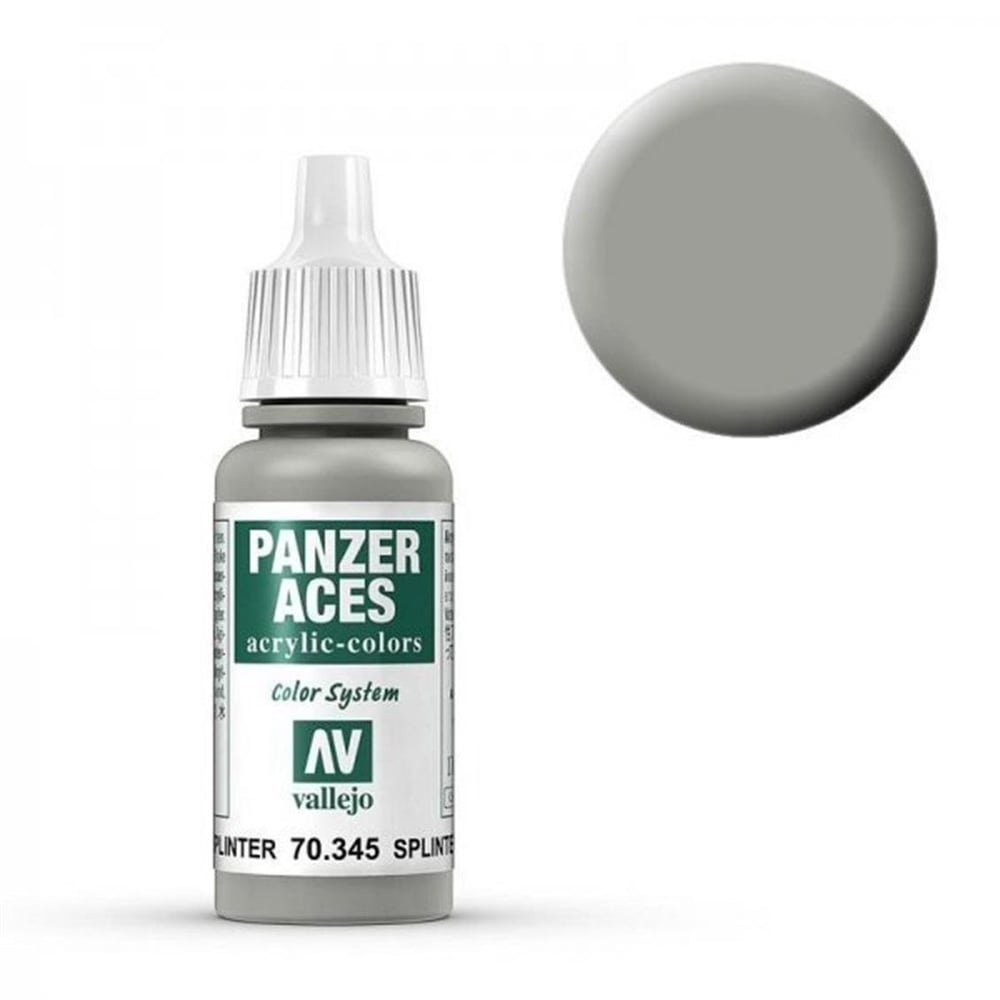Vallejo 70345 18 ml. Splinter Cam. Base, Panzer Aces Serisi Model Boyası
