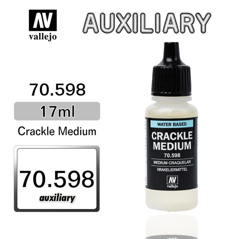 Vallejo 70598 18 ml. Crackle (Çatlak Oluşturma Sıvısı), Model Boyası