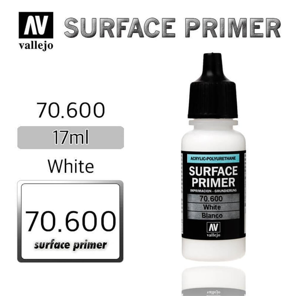 Vallejo 70600 18 ml. Beyaz, Astar Model Boyası