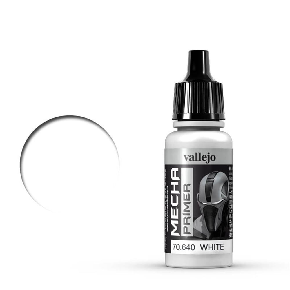 Vallejo 70640 18 ml. White Primer, Mecha Color Astar Model Boyası