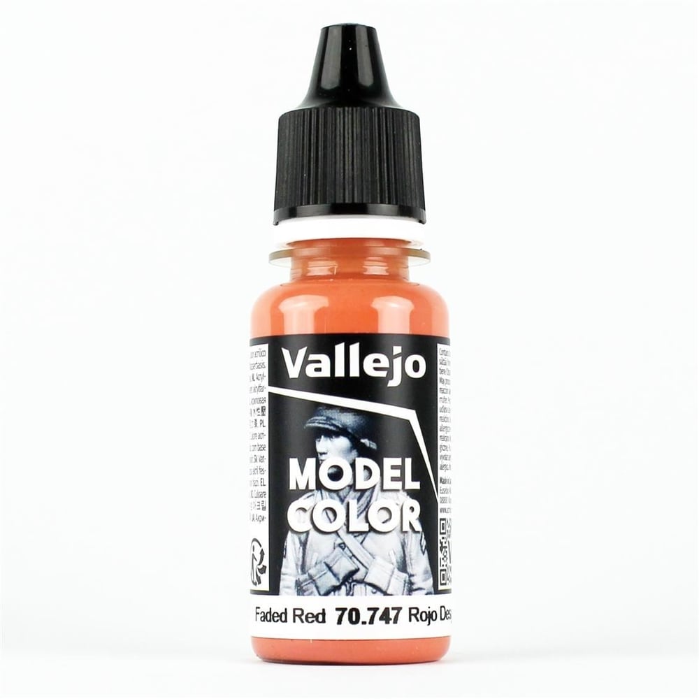 Vallejo 70747 18 ml. (035) Faded Red, Model Color Serisi Model Boyası
