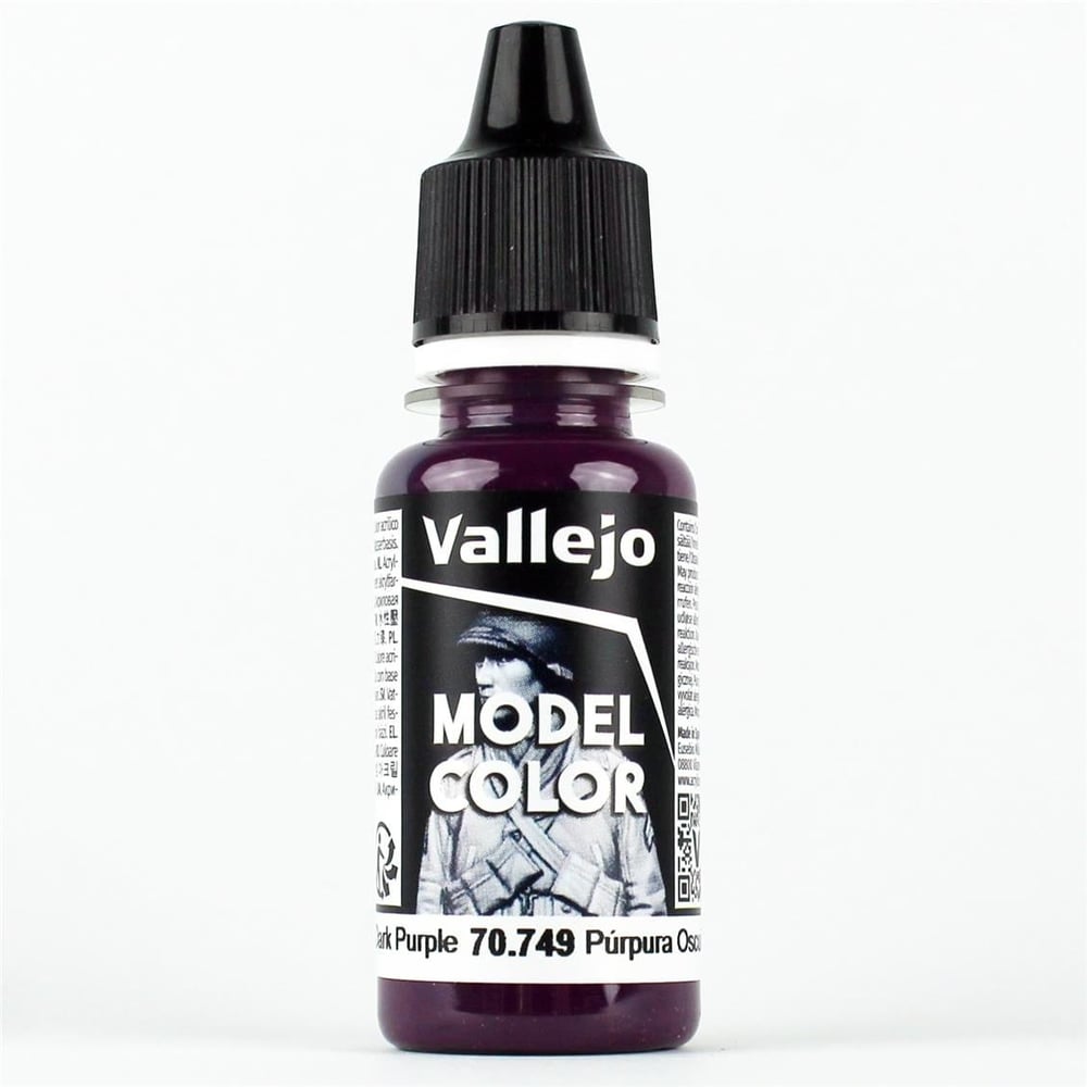 Vallejo 70749 18 ml. (049) Dark Purple, Model Color Serisi Model Boyası