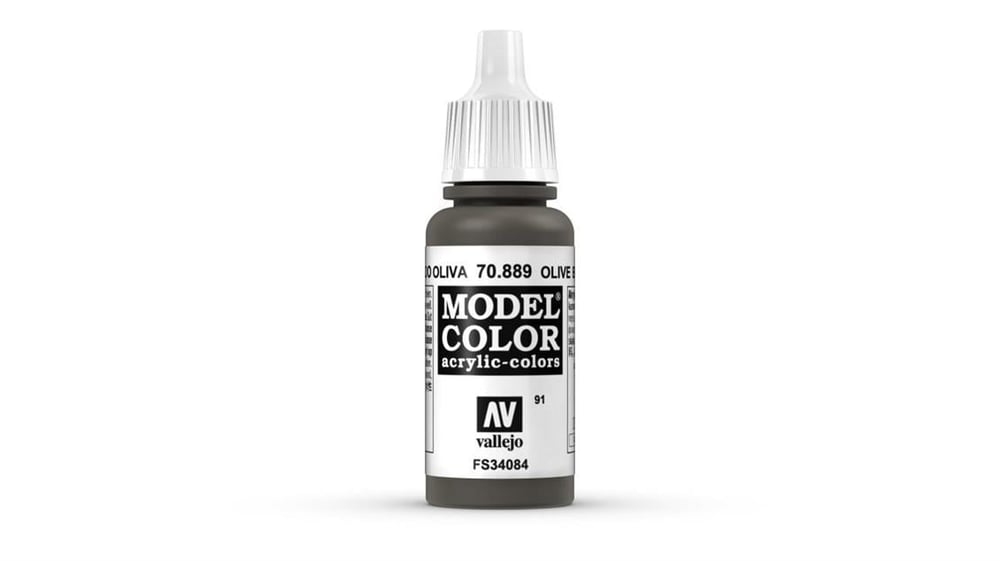 Vallejo 70889 18 ml. (91) Olive Brown-Matt, Model Color Serisi Model Boyası