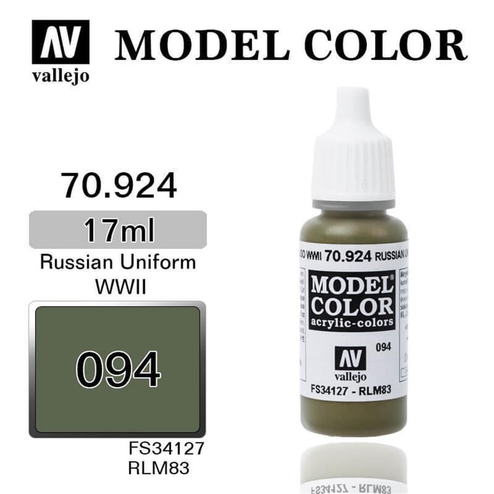 Vallejo 70924 18 ml. (94) Russian Uniform WWII, Model Color Serisi Model Boyası