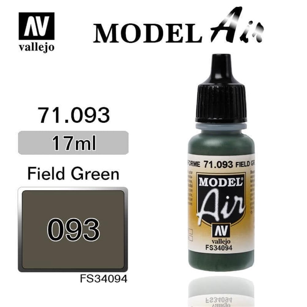 Vallejo 71093 18 ml. NATO Green, Model Air Serisi Model Boyası