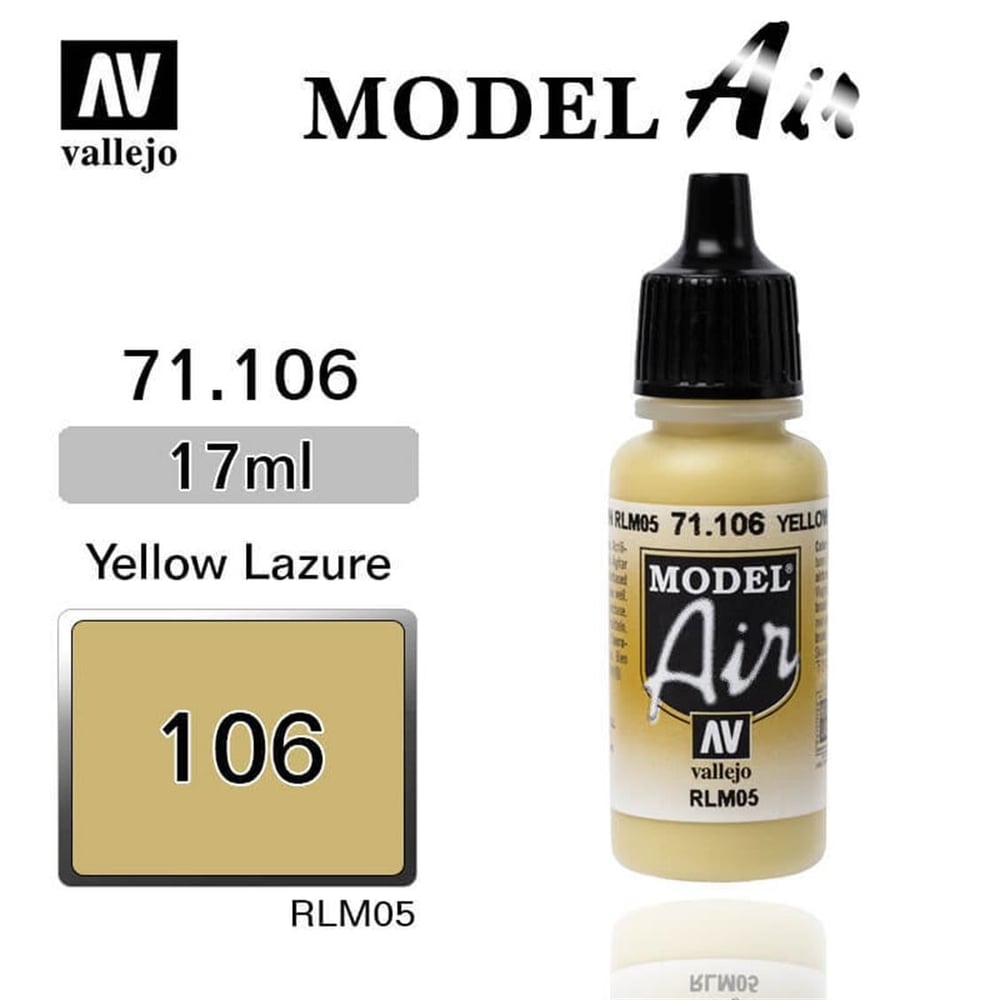 Vallejo 71106 18 ml. Ivory RLM05, Model Air Serisi Model Boyası