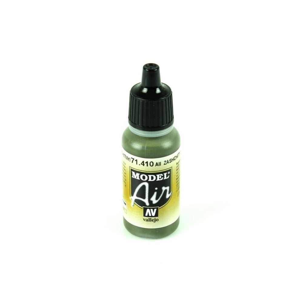 Vallejo 71410 18 ml. AII Zashchitnyi Camouflage Green, Model Air Serisi Model Boyası