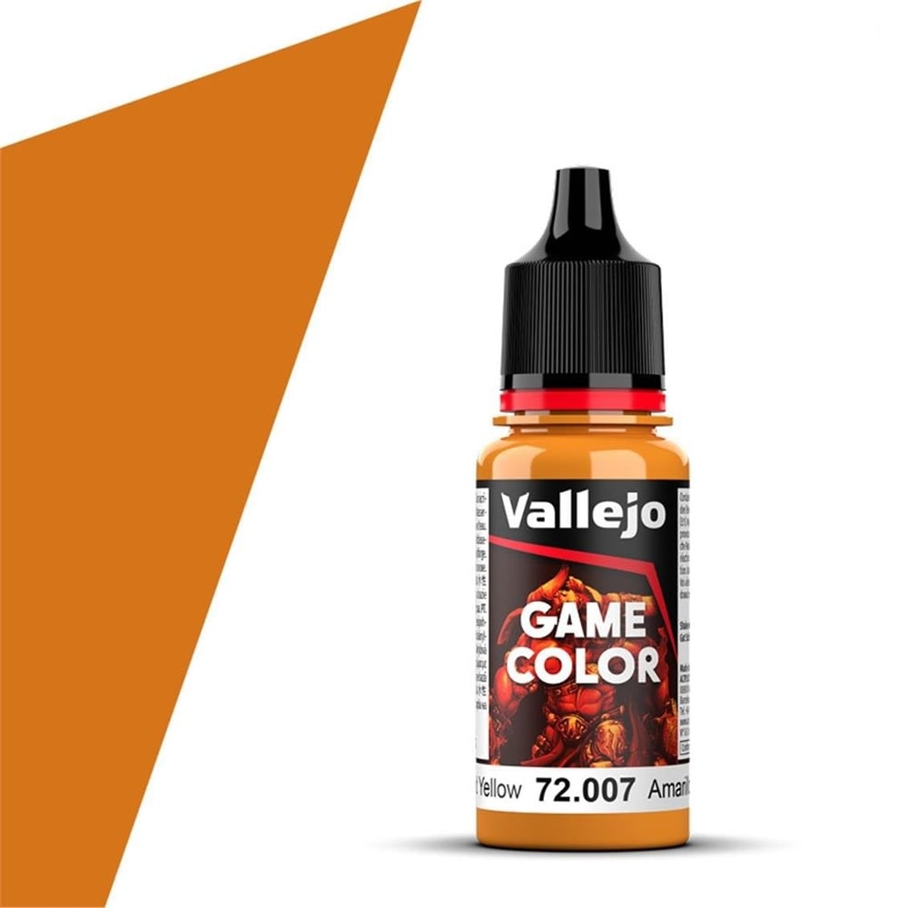 Vallejo 72007 18 ml. Gold Yellow, Game Color Serisi Model Boyası