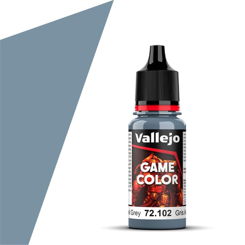 Vallejo 72102 18 ml. Steel Grey, Game Color Serisi Model Boyası