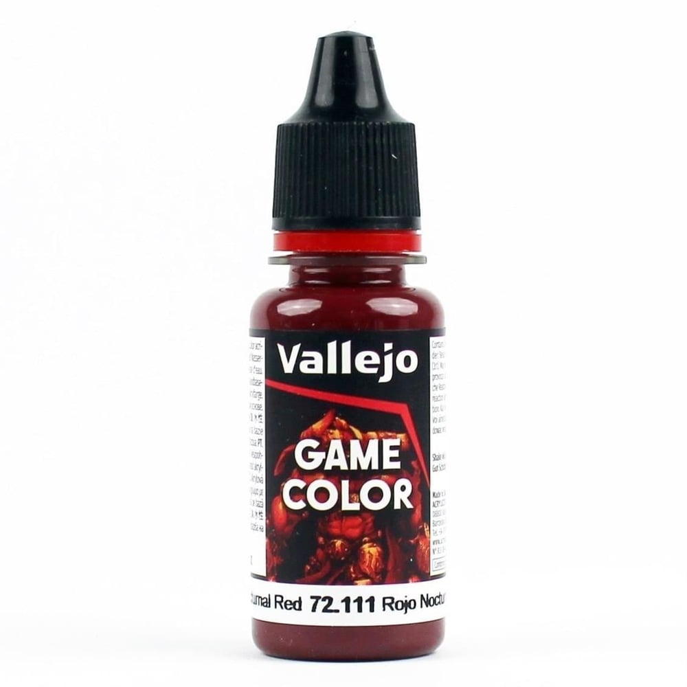 Vallejo 72111 18 ml. Nocturnal Red, Game Color Serisi Model Boyası