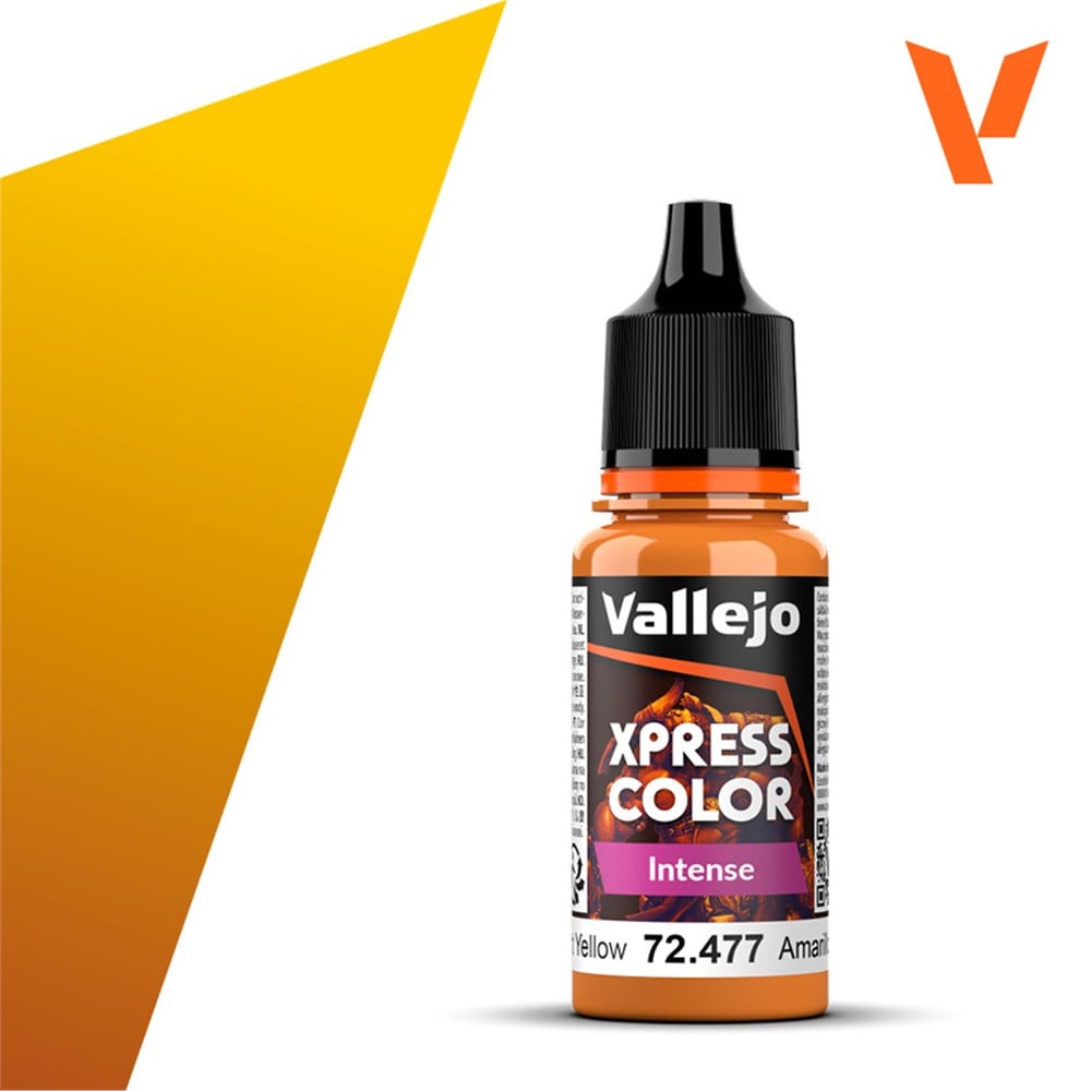 Vallejo 72477 18 ml. Dreadnought Yellow, Xpress Game Color Serisi Model Boyası