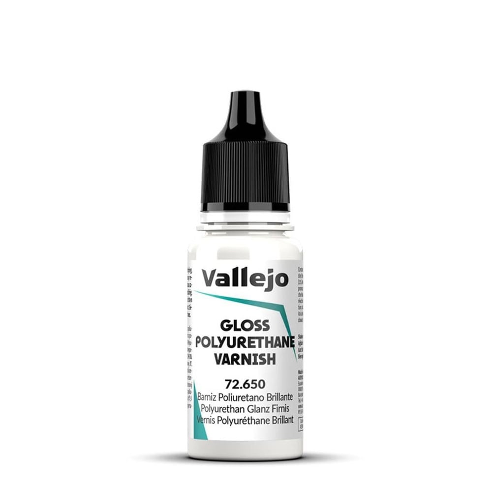 Vallejo 72650 18 ml. Gloss Polyurethane Varnish, Game Color Serisi Model Boyası