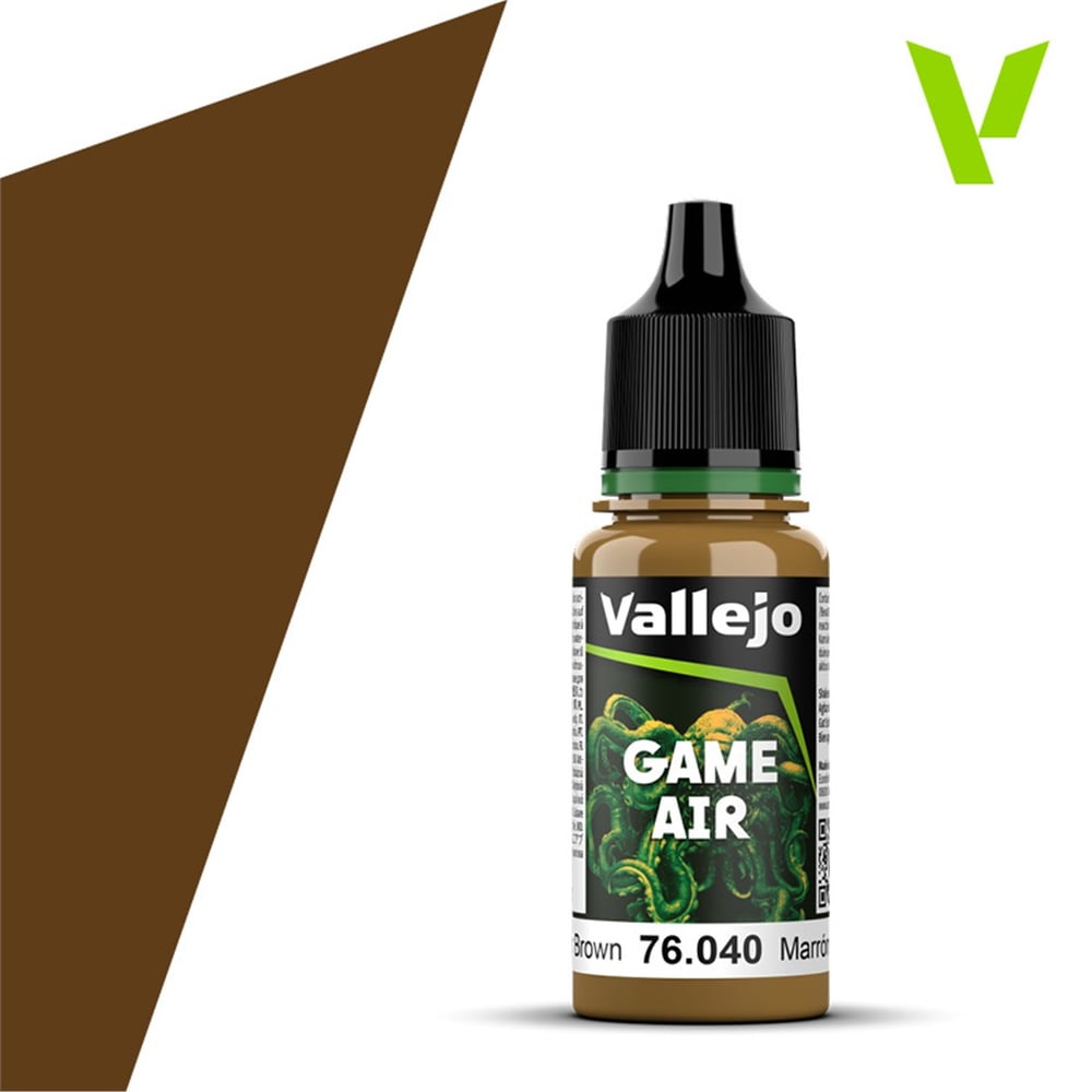 Vallejo 76040 18 ml. Leather Brown, Model Air Serisi Model Boyası