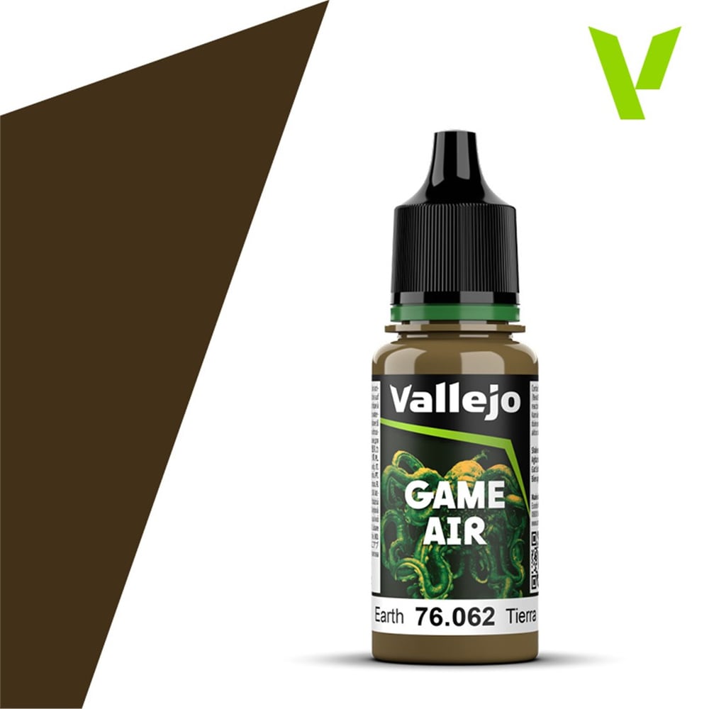 Vallejo 76062 18 ml. Earth, Model Air Serisi Model Boyası