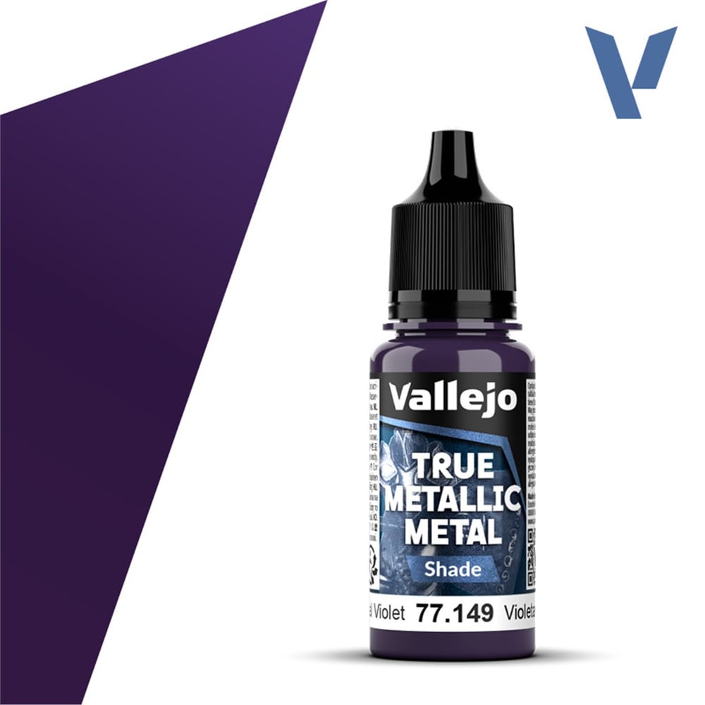Vallejo 77149 18 ml. Celestial Violet, Shade, True Metallic Metal (TMM) Serisi Model Boyası