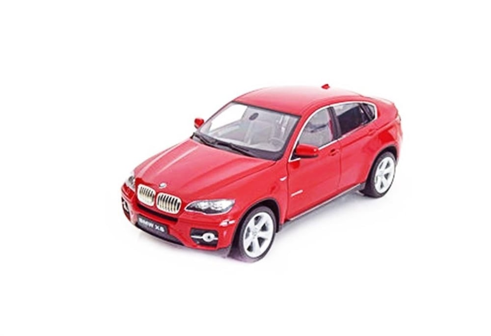 Welly 18031 1/18 Ölçek, 2009 Bmw X 6, Kırmızı, Sergilemeye Hazır Metal Araba Modeli