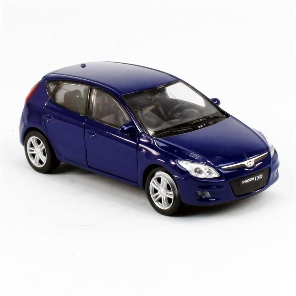 Welly 42394 1/34-1/39 Ölçek, Hyundai i30, Mavi, Çek-Bırak Mekanizmalı Oyuncak Metal Araba