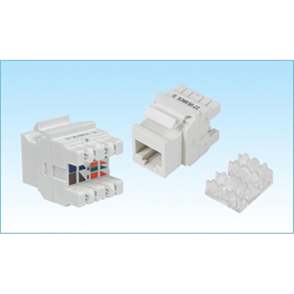 Cat6 Utp Keystone Jack 180 Derece