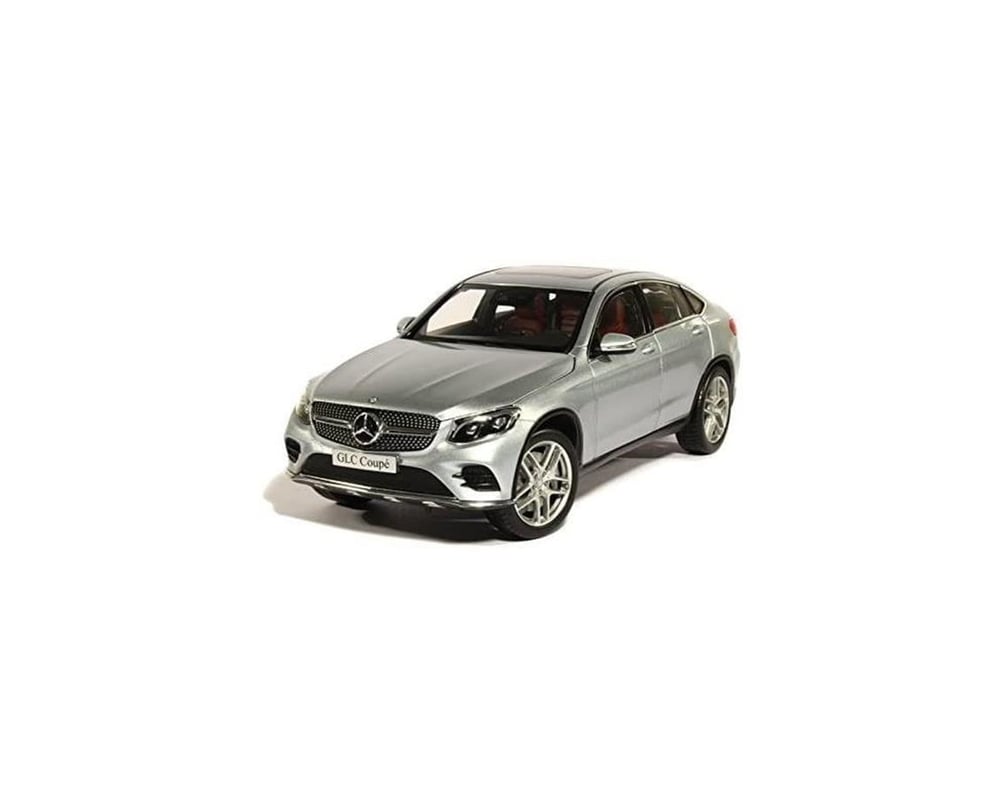 iScale B66960804 1/18 Ölçek, Mercedes Benz GLC Coupe C253, Dark Silver, Sergilemeye Hazır Metal Araba Modeli