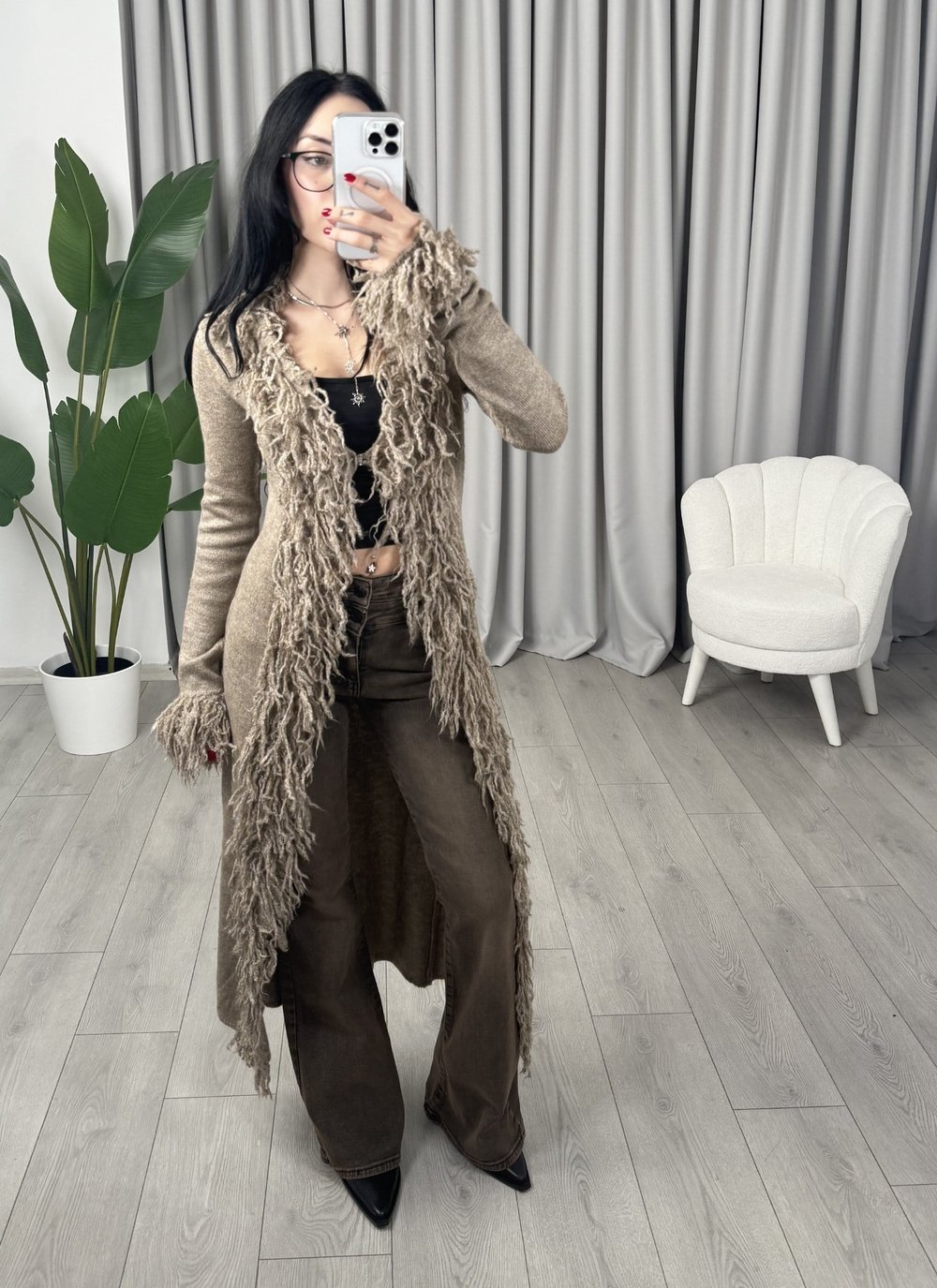 Amelya Hırka Vizon
