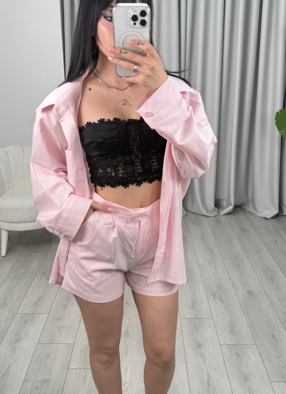 Janice Şort Pembe