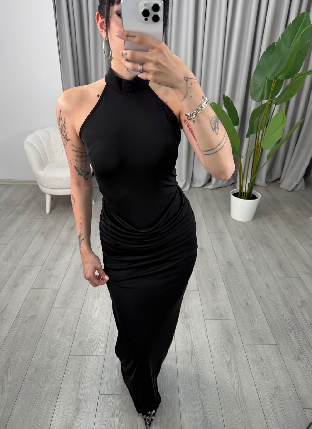 Lina Elbise Siyah