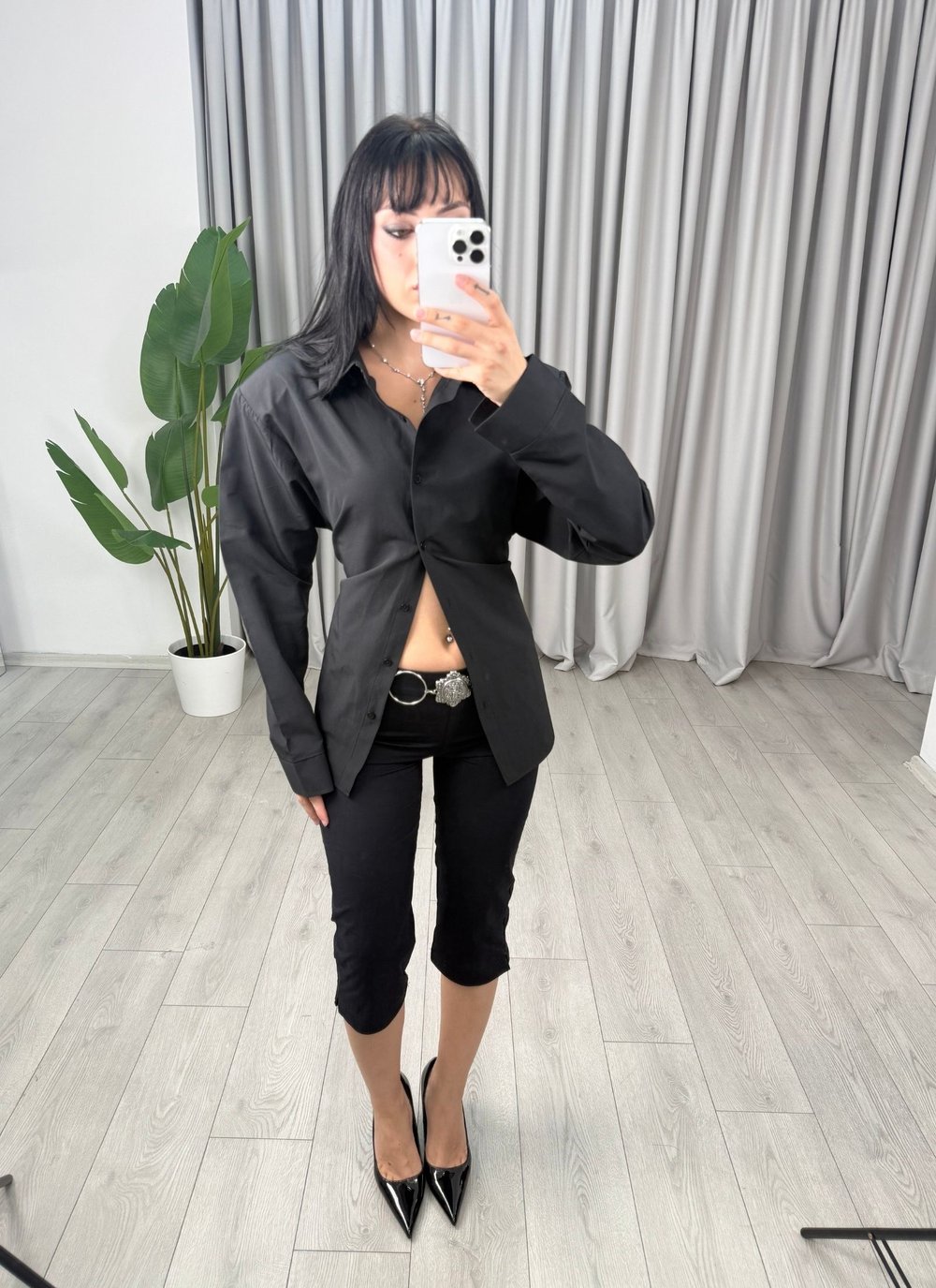 Romy Gömlek Siyah