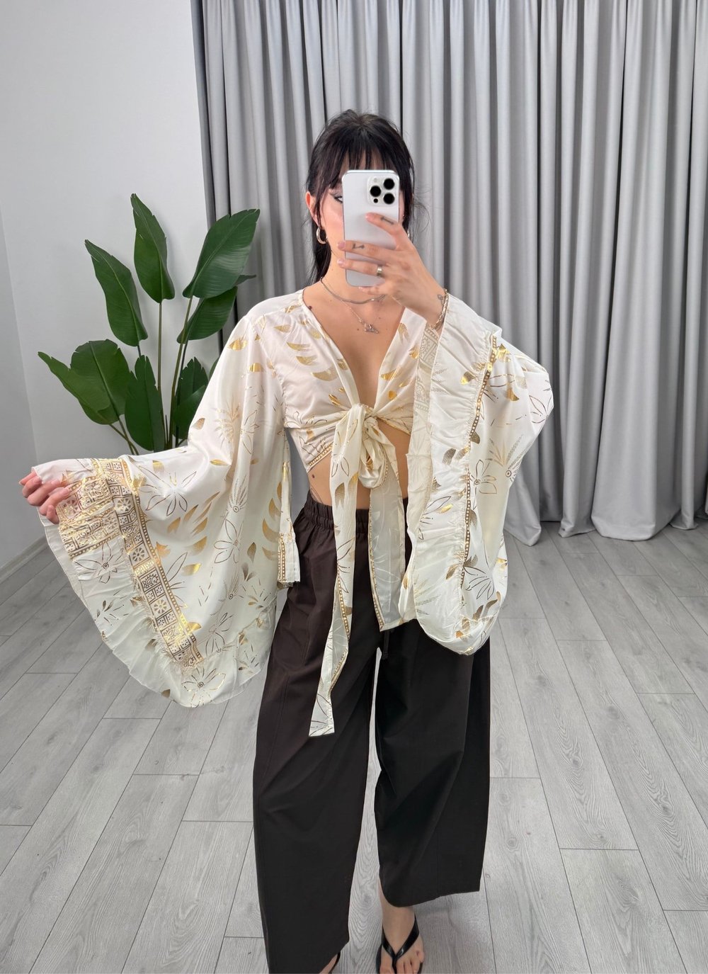 Santorini Bolero Beyaz