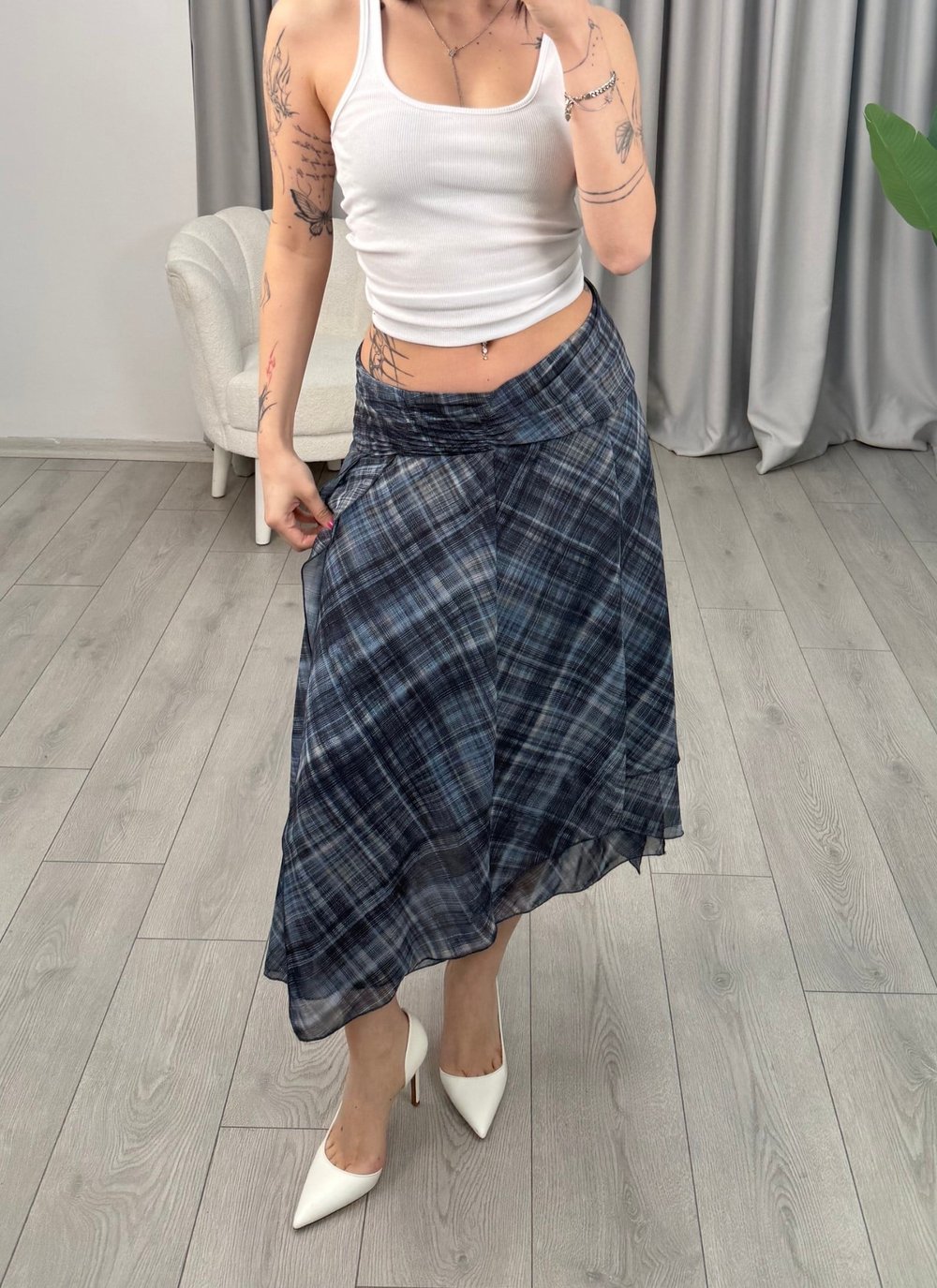 Viera Ekoseli Mavi Etek