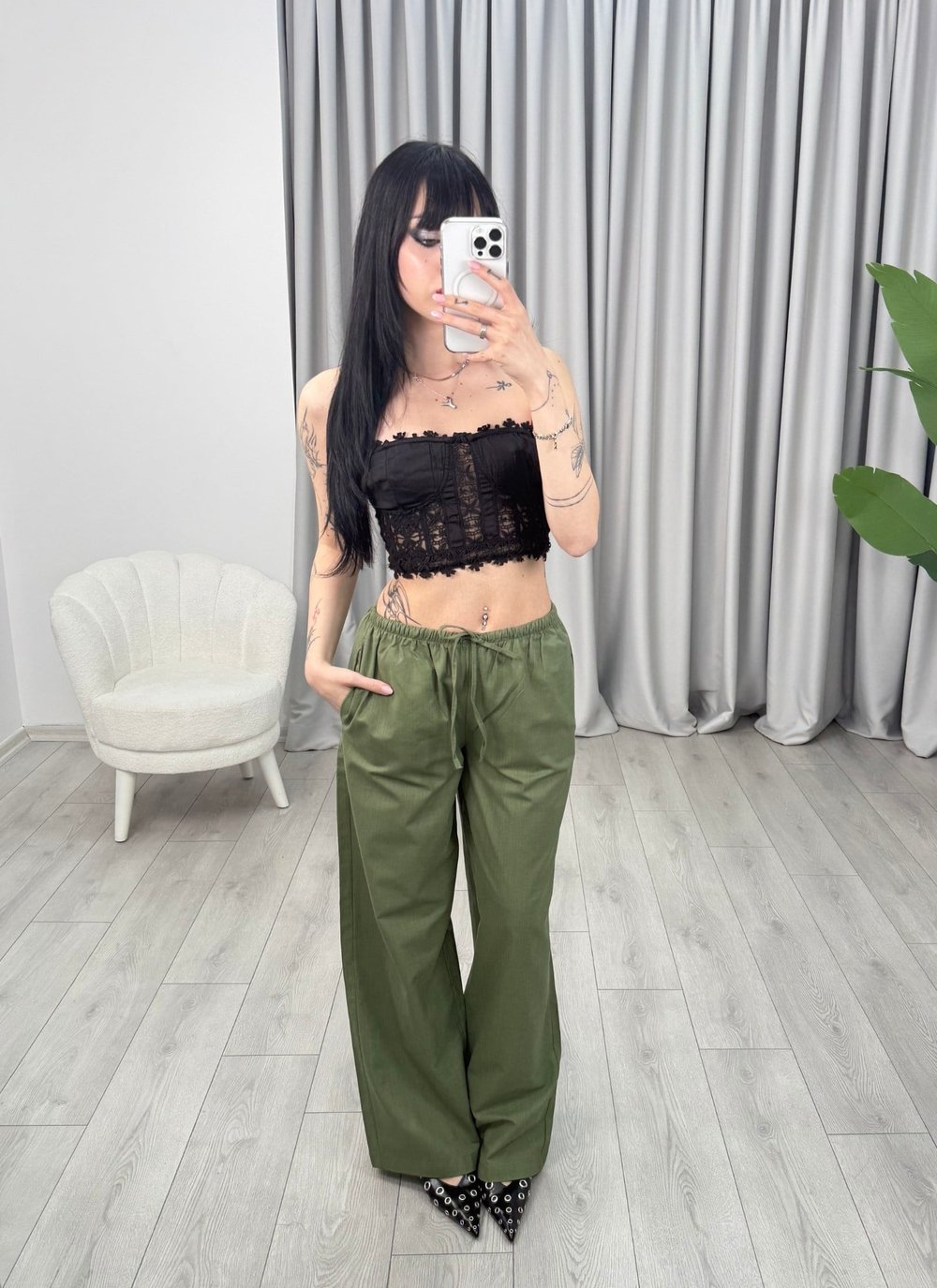 Yasmina Pantolon Yeşil