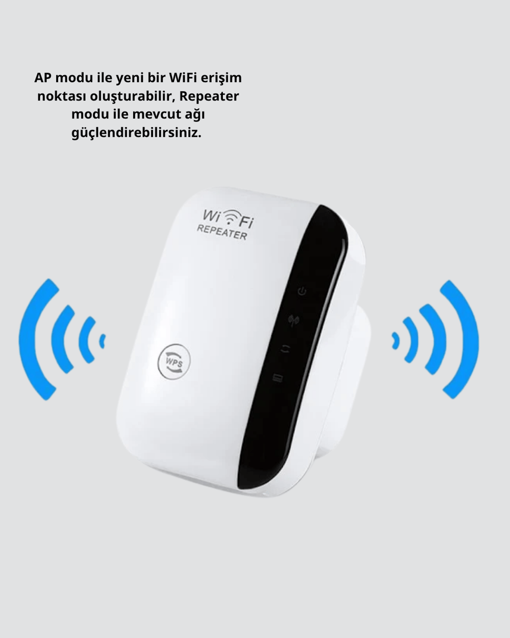 2.4G WiFi Sinyal Çoğaltıcı Router Genişletici Güçlü Antenli