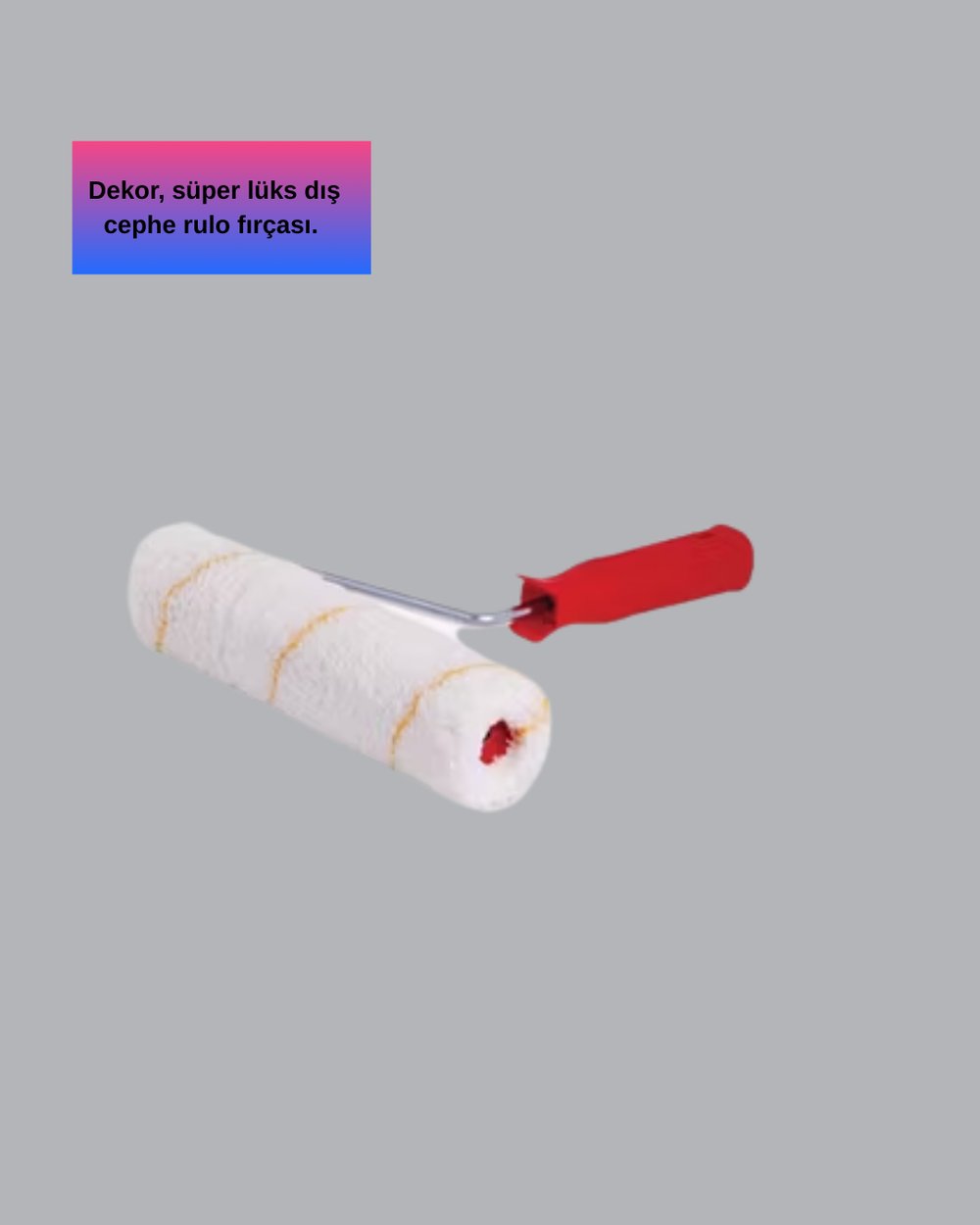 5’li Mini Rulo Boya Seti Duvar Tavan Emülsiyon Uygulama