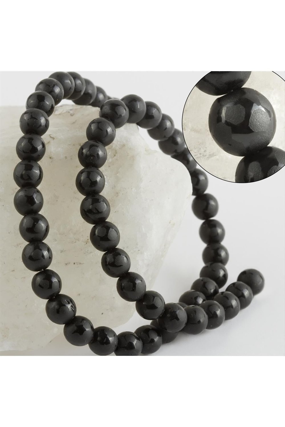 8 mm Ağ Şekilli Orjinal Onix Taşı
