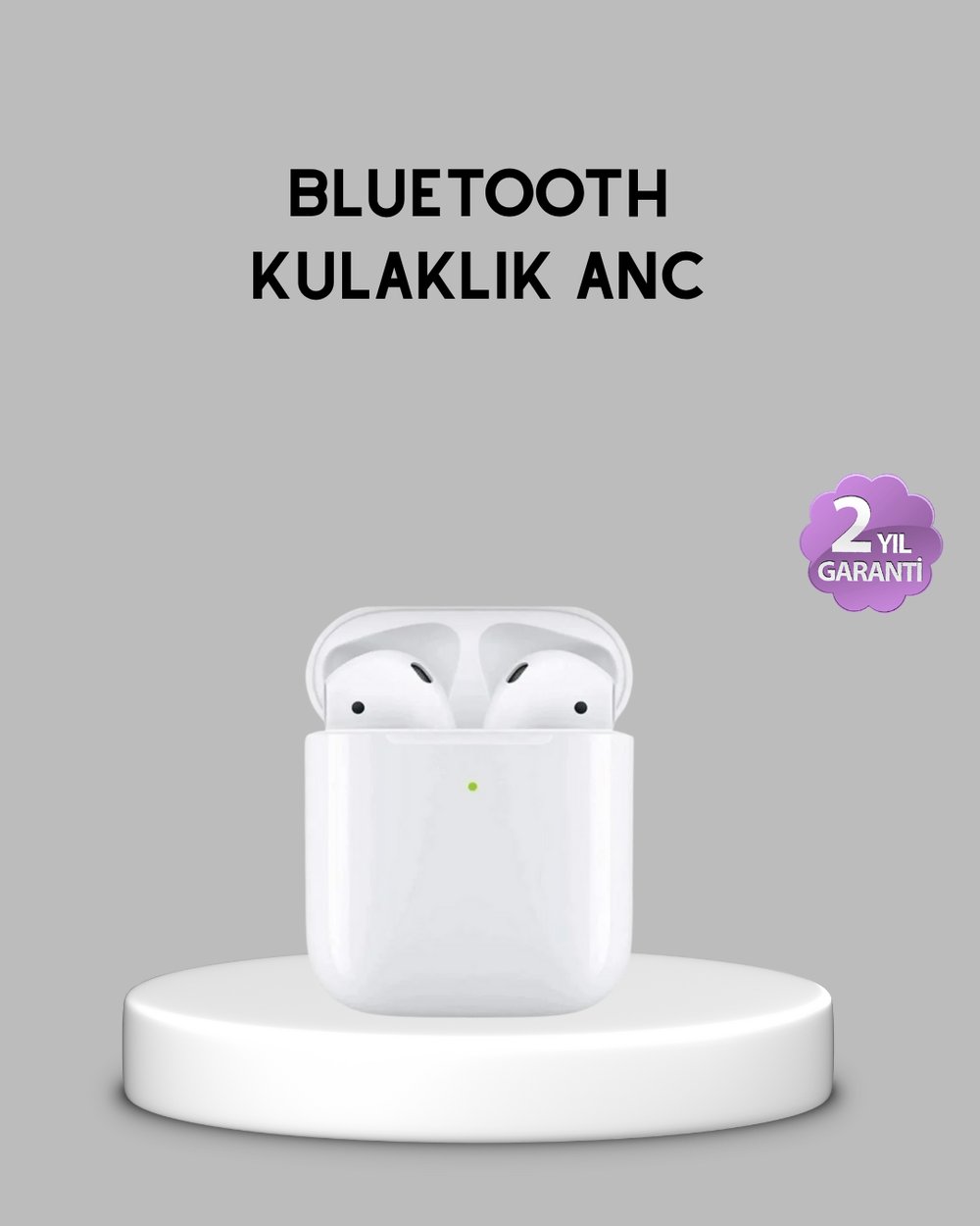 Aktif Gürültü Önlemeli RGB Işıklı Kablosuz Kulak Üstü Kulaklık