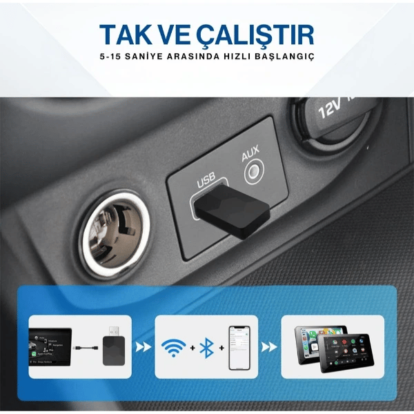 Android Car Play Adaptör