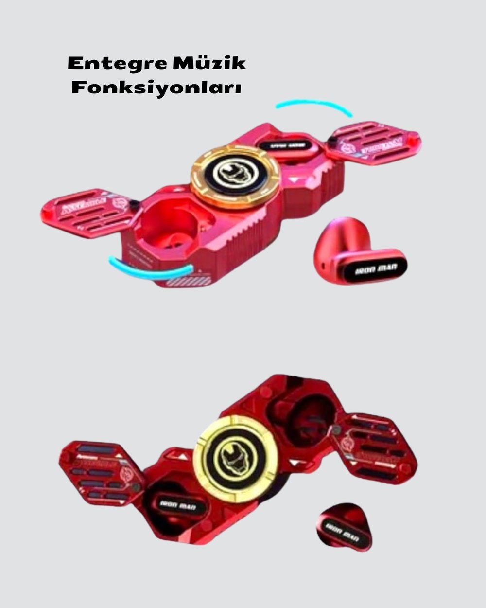Bluetooth Müzikli Spinner – Stres Azaltıcı, Işıklı ve Dayanıklı Tasarım