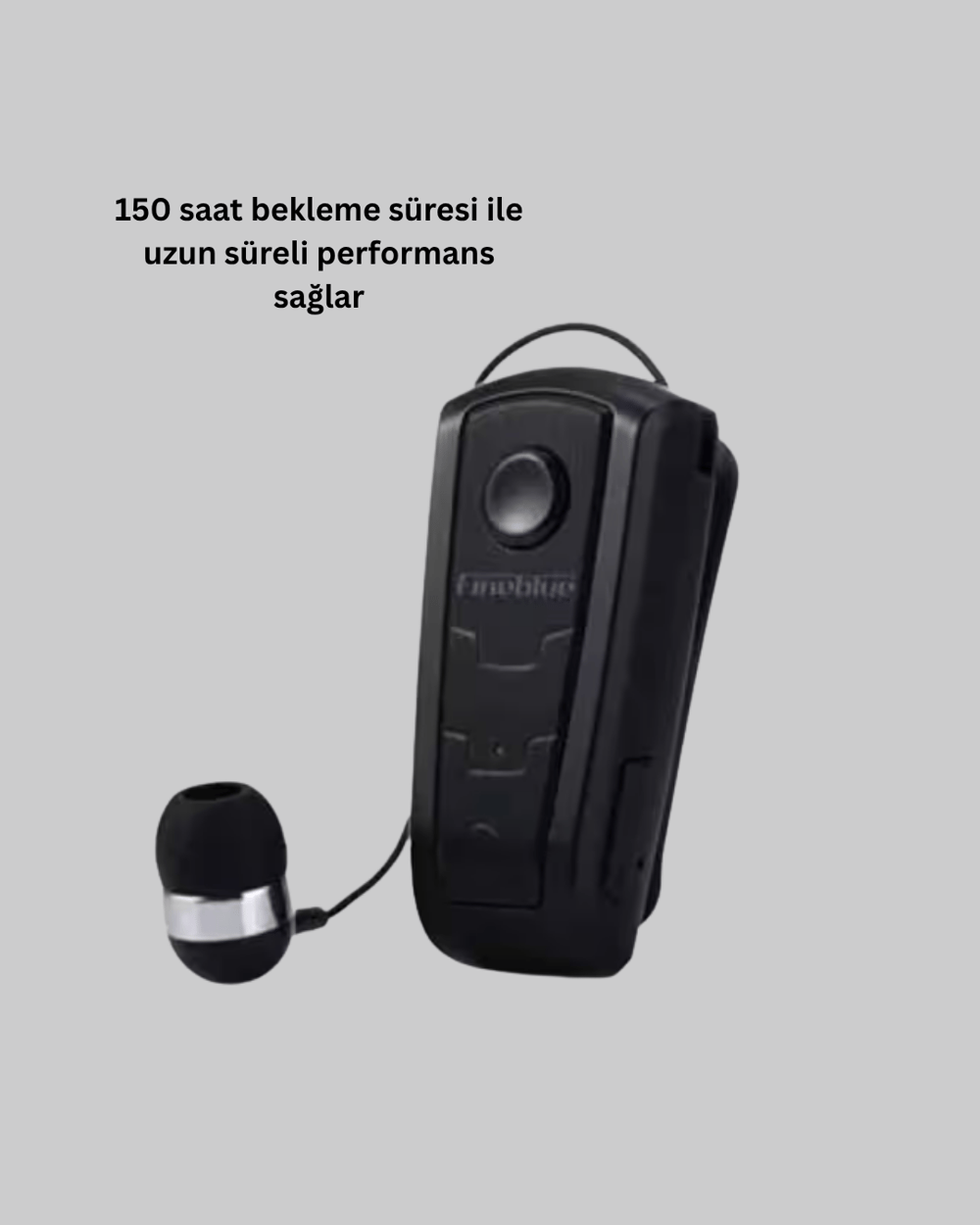Ergonomik Bluetooth Kulaklık – 8 Saat Konuşma, Gürültü Azaltıcı Mikrofon
