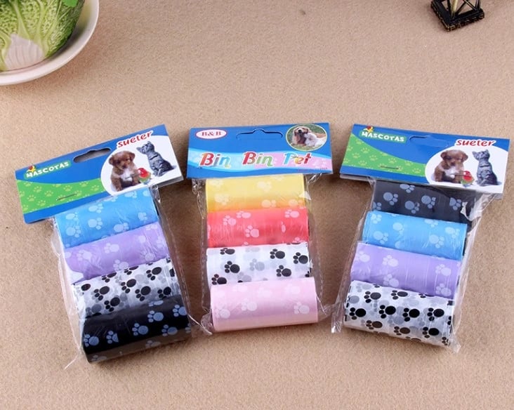 KÖPEK KAKA POŞETI 4LÜ SET