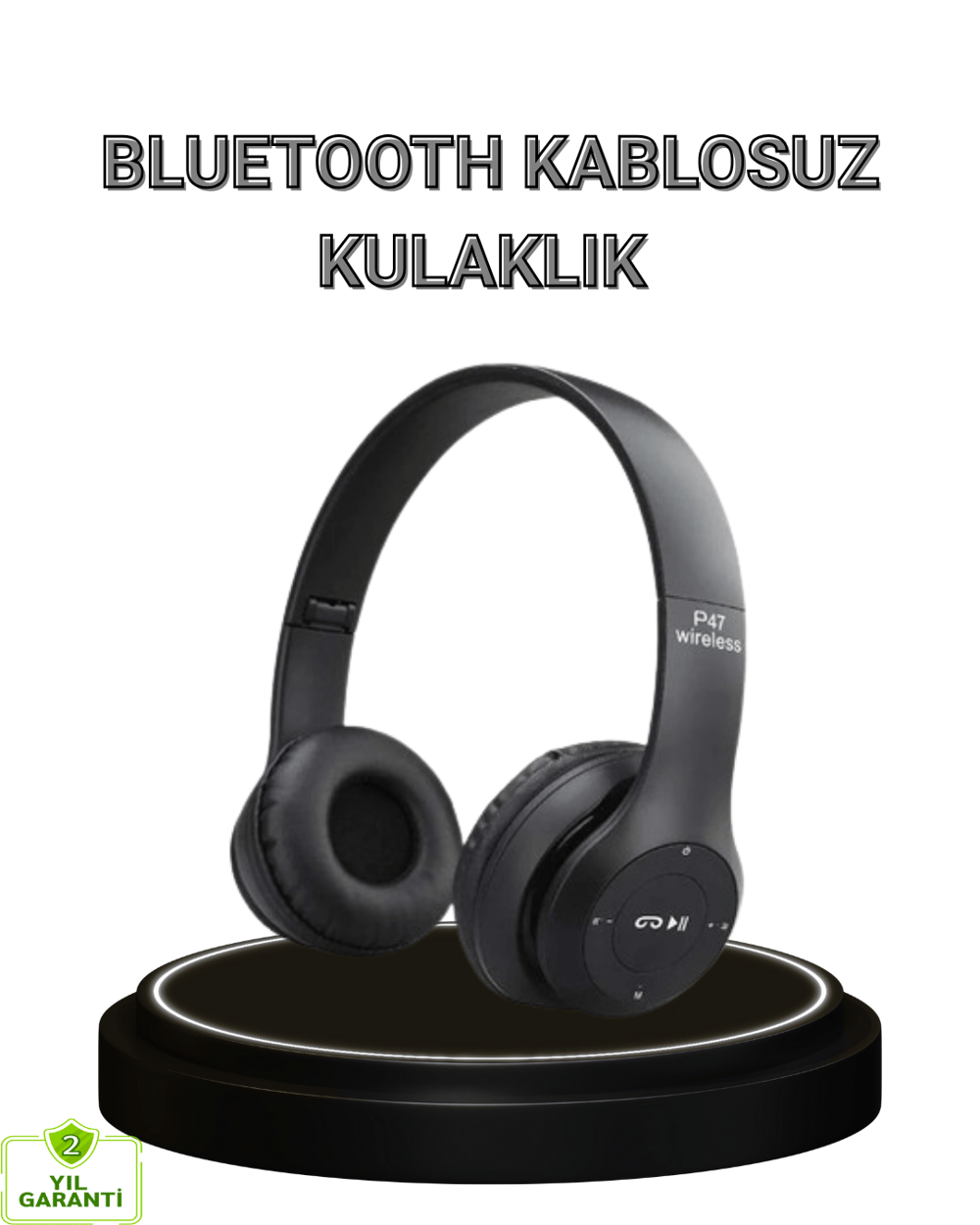 Kablosuz Kulaklık – Ergonomik Tasarım ve Uzun Pil Ömrü