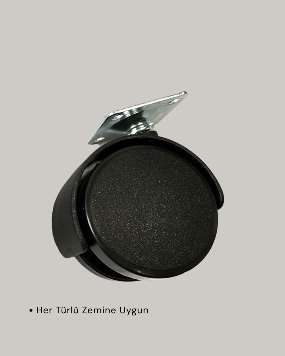 Kilitsiz Mini Tekerlek Ayak 4 cm 4’lü Set Kolay Montaj