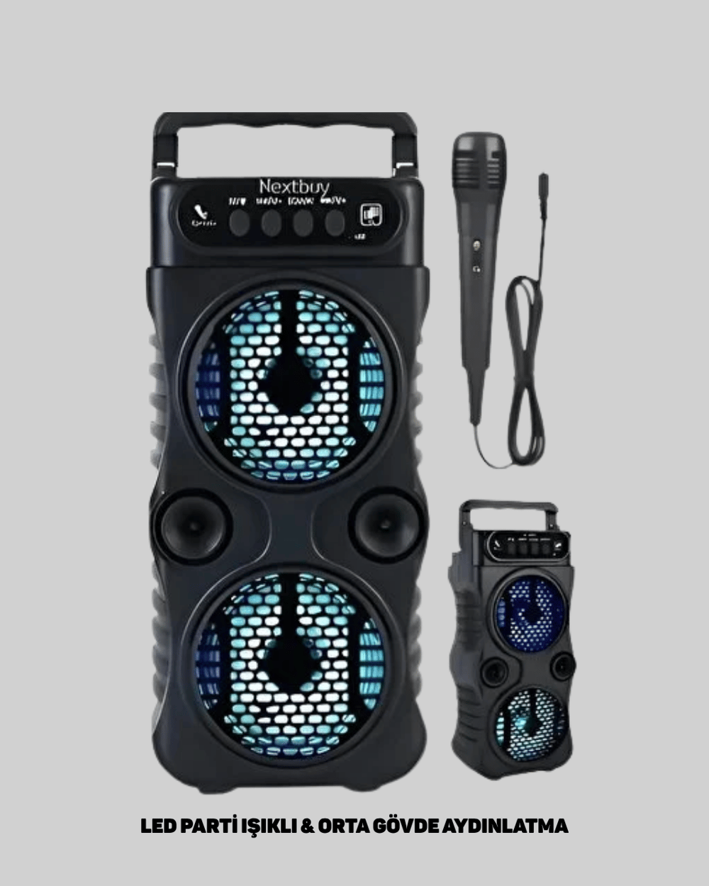 LED Parti Işıklı Bluetooth Hoparlör