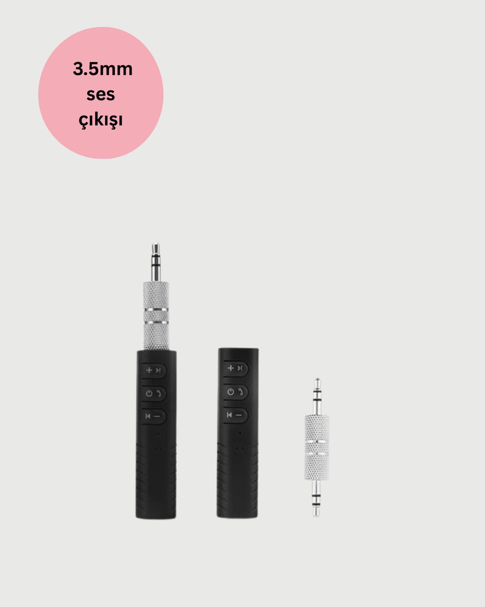 Mini Bluetooth Ses Adaptörü – Hoparlör, Araç Radyosu ve Kulaklık İçin