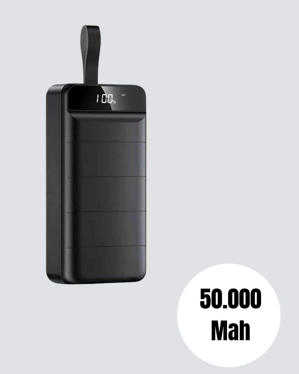 Tüm Cihazlarla Uyumlu 50.000 mAh Powerbank – Yüksek Kapasiteli, LED Gösterge ve Akıllı Koruma Fonksiyonlu