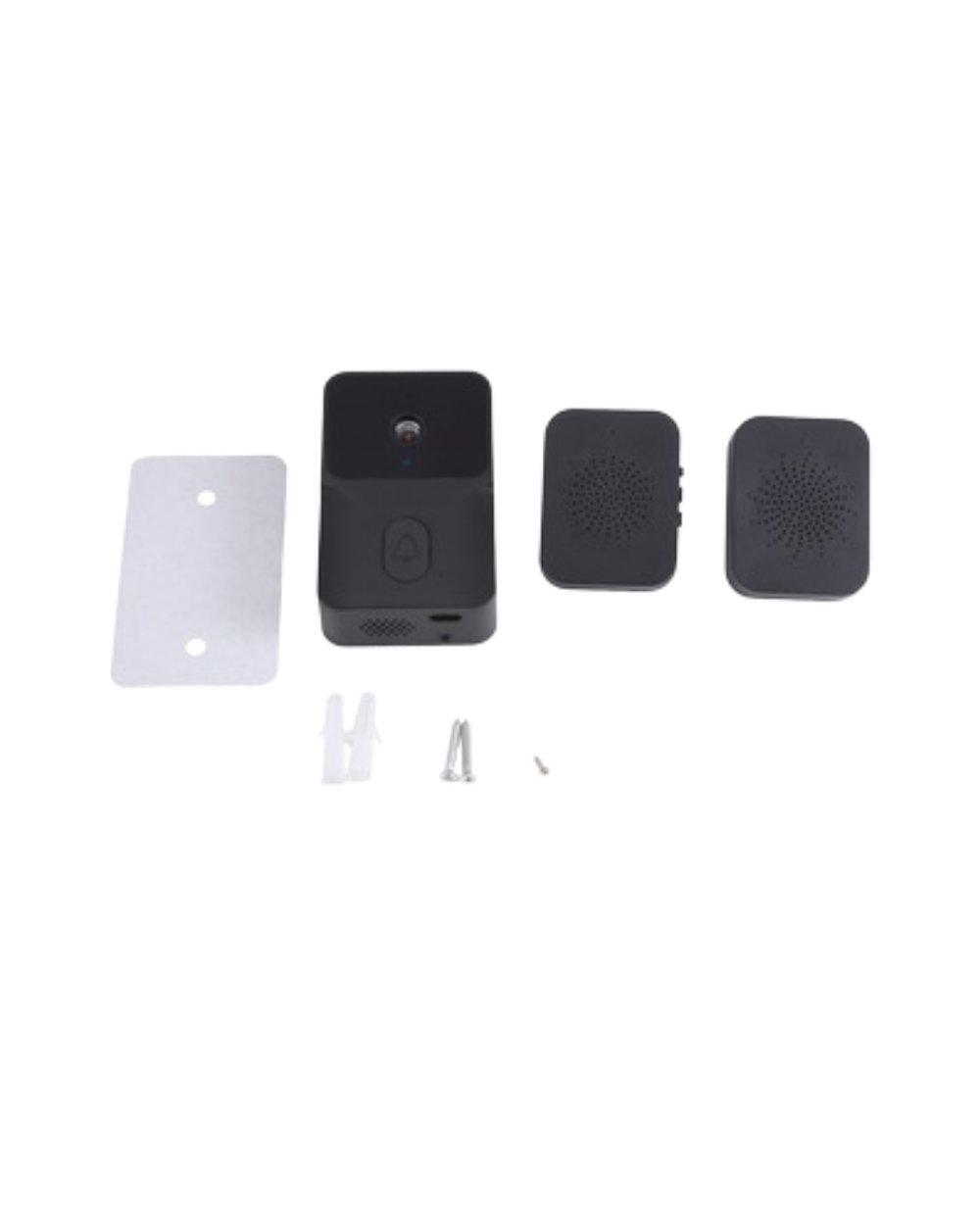 WiFi Akıllı Kapı Zili 85 Derece Geniş Açı Android iOS Uyumlu