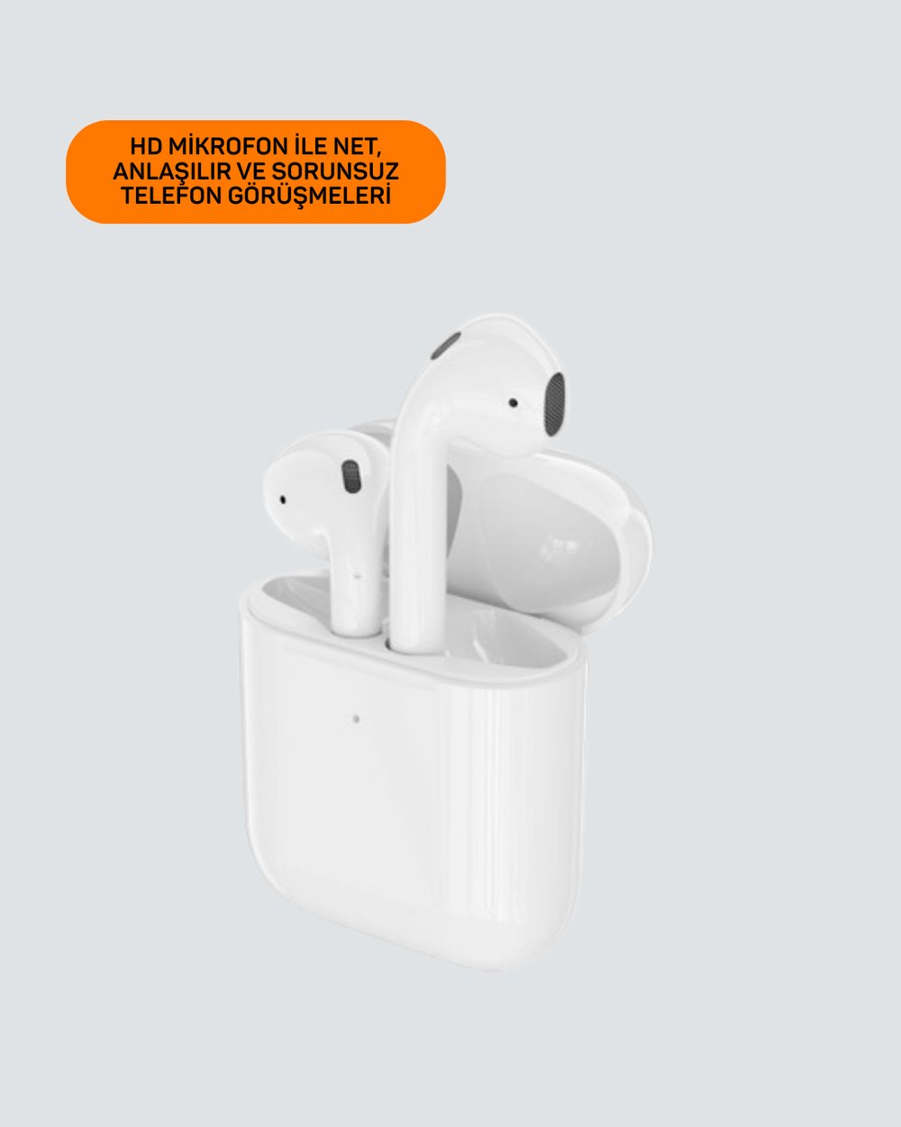 iPhone Modelleriyle Uyumlu Bluetooth Kulaklık Gürültü Önleme Özellikli
